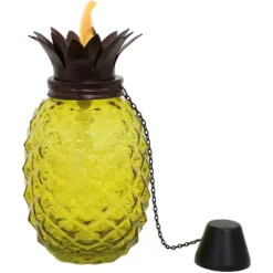 Sunnydaze Decor Sunnydaze Outdoor Adjustable Height 3-in-1 Glass Tropical Pineapple Torches With Connected Snuffs And Metal Poles - 2pk 15 Sunnydaze Decor Sunnydaze Outdoor Adjustable Height 3-in-1 Glass Tropical Pineapple Torches With Connected Snuffs And Metal Poles - 2pk -Sunnydaze Decor GUEST 933bb20f 6fbd 4d0c b66d 09b1a4374613