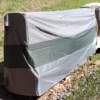 Sunnydaze Decor Sunnydaze Outdoor Weather-Resistant Heavy-Duty Polyester With PVC Backing Firewood Log Rack Cover - Gray And Green 2 Sunnydaze Decor Sunnydaze Outdoor Weather-Resistant Heavy-Duty Polyester With PVC Backing Firewood Log Rack Cover - Gray And Green -Sunnydaze Decor GUEST 943646c8 8939 4c58 a808 b72be3a8c443