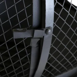 Sunnydaze Decor Sunnydaze Outdoor Backyard Patio Steel Wood-Burning Fire Pit Chiminea With Rain Cap And Mesh Sides - 66" - Black -Sunnydaze Decor GUEST 94de3ef9 7c74 4797 abc3 c888032d7734