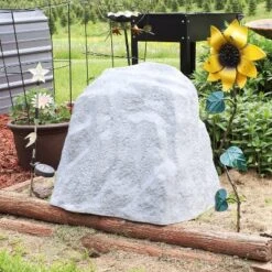 Sunnydaze Decor Sunnydaze Outdoor Lightweight Polyresin Landscape Rock Septic Cover With Stakes - 21.5" 16 Sunnydaze Decor Sunnydaze Outdoor Lightweight Polyresin Landscape Rock Septic Cover With Stakes - 21.5" -Sunnydaze Decor GUEST 9846a402 d1cf 4fa4 997a 48053d7c2d0f