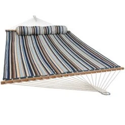 Sunnydaze Decor Sunnydaze Two-Person Quilted Fabric Hammock With Spreader Bars - 450 Lb Weight Capacity 28 Sunnydaze Decor Sunnydaze Two-Person Quilted Fabric Hammock With Spreader Bars - 450 Lb Weight Capacity -Sunnydaze Decor GUEST 98c1521b 3751 4dd6 a959 3b20a3678cd0