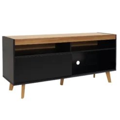 Sunnydaze Decor Sunnydaze Indoor Mid-Century Modern TV Stand Console With Storage Cabinet And Shelves For 58" TV -Sunnydaze Decor GUEST 9a82041e 896e 45b4 9dad bd73c13c5e21