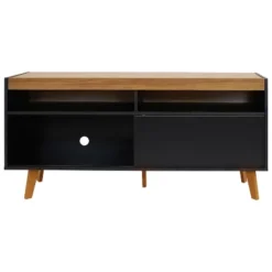 Sunnydaze Decor Sunnydaze Indoor Mid-Century Modern TV Stand Console With Storage Cabinet And Shelves For 58" TV -Sunnydaze Decor GUEST 9b83bae0 40c5 4dcf 9f6b 1b766358058c