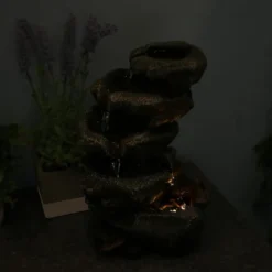 Sunnydaze Decor Sunnydaze Indoor Office Entryway Tabletop Serene Rocky Falls Water Fountain Feature With LED Light - 10" 17 Sunnydaze Decor Sunnydaze Indoor Office Entryway Tabletop Serene Rocky Falls Water Fountain Feature With LED Light - 10" -Sunnydaze Decor GUEST 9bd68222 5007 477a 8d07 d817b29601aa