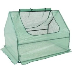 Sunnydaze Decor Sunnydaze Mini Greenhouse With 2 Zippered Side Doors - Green 20 Sunnydaze Decor Sunnydaze Mini Greenhouse With 2 Zippered Side Doors - Green -Sunnydaze Decor GUEST 9cdc05a9 6e08 4385 993a 29758f66c744