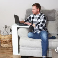 Sunnydaze Decor Sunnydaze Indoor Decorative Multi-Use 2-in-1 Side Coffee Table -Sunnydaze Decor GUEST 9dcef65c 2a67 4d2e a18d 4a04644c4fa0