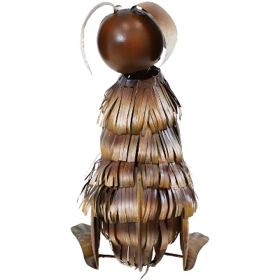 Sunnydaze Decor Sunnydaze Sitting Dog Rustic Metal Outdoor Yard Art Garden Statue - 14.5” - Brown 6 Sunnydaze Decor Sunnydaze Sitting Dog Rustic Metal Outdoor Yard Art Garden Statue - 14.5” - Brown - Image 4