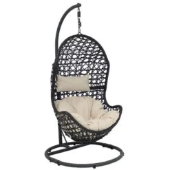 Sunnydaze Decor Sunnydaze Outdoor Resin Wicker Patio Cordelia Hanging Basket Egg Chair Swing With Cushion, Headrest, And Steel Stand Set- 3pc 25 Sunnydaze Decor Sunnydaze Outdoor Resin Wicker Patio Cordelia Hanging Basket Egg Chair Swing With Cushion, Headrest, And Steel Stand Set- 3pc -Sunnydaze Decor GUEST a0310811 b648 4ec2 a847 9badf9f3b88e