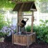 Sunnydaze Decor Sunnydaze 46"H Fir Wood Rustic Wishing Well Outdoor Water Fountain -Sunnydaze Decor GUEST a13ab12c cf63 4e33 92ff 20dcee4ab9eb