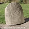Sunnydaze Decor Sunnydaze Outdoor Weather-Resistant Durable Polyester With PVC Backing Firewood Log Hoop Cover
