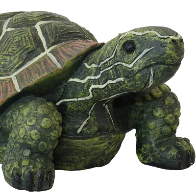 Sunnydaze Decor Sunnydaze Indoor/Outdoor Lifelike Terrance The Tortoise Patio Garden Yard Entryway Decorative Statue - 9" 4 Sunnydaze Decor Sunnydaze Indoor/Outdoor Lifelike Terrance The Tortoise Patio Garden Yard Entryway Decorative Statue - 9" - Image 2