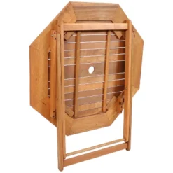 Sunnydaze Decor Sunnydaze Outdoor Meranti Wood With Teak Oil Finish Folding Octagon Patio Dining Table - 35" - Brown 14 Sunnydaze Decor Sunnydaze Outdoor Meranti Wood With Teak Oil Finish Folding Octagon Patio Dining Table - 35" - Brown -Sunnydaze Decor GUEST a2eb5591 fc9c 4ebf b0bc bc04a6e30514