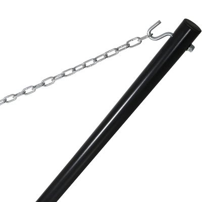 Sunnydaze Decor Sunnydaze XXL Thick Cord Family Size Hand-Woven Portable Mayan Hammock With Steel Stand - 400 Lb Weight Capacity/15' Stand - Blue 6 Sunnydaze Decor Sunnydaze XXL Thick Cord Family Size Hand-Woven Portable Mayan Hammock With Steel Stand - 400 Lb Weight Capacity/15' Stand - Blue - Image 4