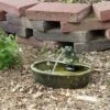 Sunnydaze Decor Sunnydaze Outdoor Solar Powered Ceramic Spitting Frog Water Fountain With Submersible Pump - 7" - Green -Sunnydaze Decor GUEST a8406153 2649 47a7 ae2c 508fe8559f64