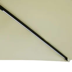 Sunnydaze Decor Sunnydaze Outdoor Steel Cantilever Offset Patio Umbrella With Solar LED Lights, Air Vent, Crank, And Base - 9' -Sunnydaze Decor GUEST a9a2ffec 11a7 4542 8237 5f8302b3ec3a