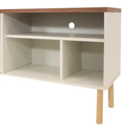Sunnydaze Decor Sunnydaze Indoor Mid-Century Modern TV Stand Console With Side Storage Cabinet And Shelves For 55" TV -Sunnydaze Decor GUEST aa32ac13 e695 4be4 bcde 1c8f09fd4983