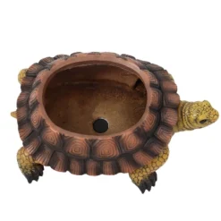 Sunnydaze Decor Sunnydaze Polyresin Teddy The Turtle Decorative Indoor/Outdoor Garden Planter For Patio, Lawn, Porch And Backyard - 11" W - Green And Brown -Sunnydaze Decor GUEST aa752b4c 0d04 4099 a64f 1230ead14705