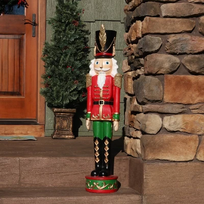 Sunnydaze Decor Sunnydaze Indoor/Outdoor Porch Or Living Room Polyresin Kristoff The Nutcracker Solider Christmas Holiday Decoration - 37" 6 Sunnydaze Decor Sunnydaze Indoor/Outdoor Porch Or Living Room Polyresin Kristoff The Nutcracker Solider Christmas Holiday Decoration - 37" - Image 4