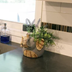 Sunnydaze Decor Sunnydaze Elsie The Elephant Planter Statue - Indoor/Outdoor Decorative Figurine - 8.5" -Sunnydaze Decor GUEST ad035c57 0d60 4cfb bc62 d2adff665192