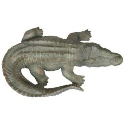 Sunnydaze Decor Sunnydaze Chloe The Crabby Crocodile Realistic Polystone Garden Statue Decor For Indoor Or Outdoor Use - 18" -Sunnydaze Decor GUEST aeda7f64 c7eb 4ae0 be15 cc3411289f02