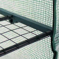 Sunnydaze Decor Sunnydaze Outdoor Portable Growing Rack 2-Tier Greenhouse With Roll-Up Door - 2 Shelves - Green 15 Sunnydaze Decor Sunnydaze Outdoor Portable Growing Rack 2-Tier Greenhouse With Roll-Up Door - 2 Shelves - Green -Sunnydaze Decor GUEST b0303dc1 91cb 46f3 8438 9ba1c97ba2fe