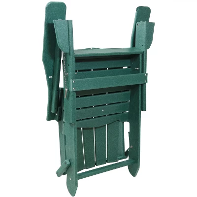 Sunnydaze Decor Sunnydaze Portable, Foldable, Outdoor Adirondack Chair - All-Weather Design - 300-Pound Capacity - 34.5" H 11 Sunnydaze Decor Sunnydaze Portable, Foldable, Outdoor Adirondack Chair - All-Weather Design - 300-Pound Capacity - 34.5" H - Image 9