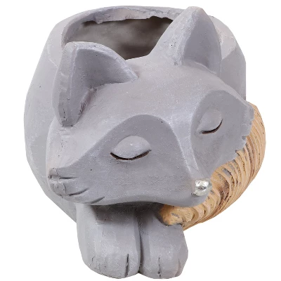 Sunnydaze Decor Sunnydaze Finley The Fox Planter Statue - Indoor/Indoor Decorative Figurine - 12" 10 Sunnydaze Decor Sunnydaze Finley The Fox Planter Statue - Indoor/Indoor Decorative Figurine - 12" - Image 8
