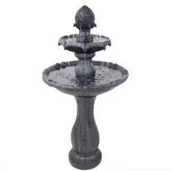 Sunnydaze Decor Sunnydaze 46" H Outdoor 2-Tier Pineapple Solar Water Fountain With Battery Backup 19 Sunnydaze Decor Sunnydaze 46" H Outdoor 2-Tier Pineapple Solar Water Fountain With Battery Backup -Sunnydaze Decor GUEST b1cf941d a96e 4e4a a3f4 d9b525d0f5ff