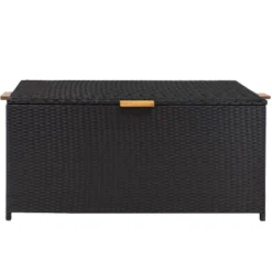 Sunnydaze Decor Sunnydaze 75 Gallon Indoor/Outdoor Acacia Wood And Resin Wicker Storage Deck Box With Hinged Lid 21 Sunnydaze Decor Sunnydaze 75 Gallon Indoor/Outdoor Acacia Wood And Resin Wicker Storage Deck Box With Hinged Lid -Sunnydaze Decor GUEST b3018c3c 50da 4936 8aa3 74176ccc0e20