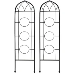 Sunnydaze Decor Sunnydaze 2-Piece Arched Climbing Plants Wall Trellis With Flower Pot Supports 17 Sunnydaze Decor Sunnydaze 2-Piece Arched Climbing Plants Wall Trellis With Flower Pot Supports -Sunnydaze Decor GUEST b3af8a05 162e 498b 90a4 c44d862f7df5