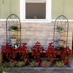 Sunnydaze Decor Sunnydaze 2-Piece Arched Climbing Plants Wall Trellis With Flower Pot Supports 14 Sunnydaze Decor Sunnydaze 2-Piece Arched Climbing Plants Wall Trellis With Flower Pot Supports -Sunnydaze Decor GUEST b4e47afd 936c 4c18 ab7d 368ff74e4018