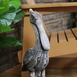 Sunnydaze Decor Sunnydaze Outdoor Polystone Nautical Pelican's Perch Garden Patio Lawn Landscape Statue - 22" - Gray -Sunnydaze Decor GUEST b6f5aa0b d796 48f4 ae67 cea1b1da0a3d