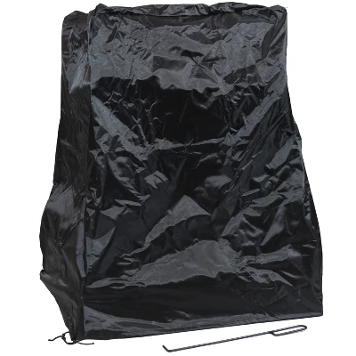 Sunnydaze Decor Sunnydaze Outdoor Camping Or Backyard Steel Pagoda Style Fire Pit With Log Poker And Wood Grate - 32" - Black 6 Sunnydaze Decor Sunnydaze Outdoor Camping Or Backyard Steel Pagoda Style Fire Pit With Log Poker And Wood Grate - 32" - Black - Image 4