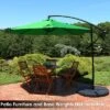 Sunnydaze Decor Sunnydaze Outdoor Steel Cantilever Offset Patio Umbrella With Air Vent, Crank, And Base - 9.25' -Sunnydaze Decor GUEST b87a846c dbc7 4aa9 8f86 e4c8e24bc988