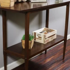 Sunnydaze Decor Sunnydaze Indoor Sofa Console Table For Dining Room Or Living Room - Dark Walnut -Sunnydaze Decor GUEST ba989068 45a0 4085 9aeb 2c5b3005f9b7