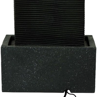 Sunnydaze Decor Sunnydaze 31"H Electric Polyresin Rippling Tower Column Outdoor Water Fountain With Lights 8 Sunnydaze Decor Sunnydaze 31"H Electric Polyresin Rippling Tower Column Outdoor Water Fountain With Lights - Image 6