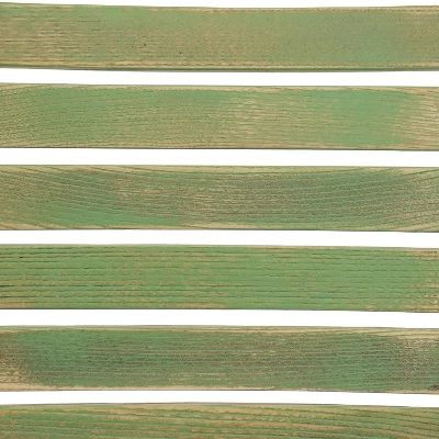 Sunnydaze Decor Sunnydaze Indoor/Outdoor Shabby Chic Cafe Chestnut Wood Folding Bistro Table And Chairs - 5pc 5 Sunnydaze Decor Sunnydaze Indoor/Outdoor Shabby Chic Cafe Chestnut Wood Folding Bistro Table And Chairs - 5pc - Image 3