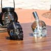 Sunnydaze Decor Sunnydaze Grinning Skull Glass Tabletop Torches - Clear And Black -Sunnydaze Decor GUEST c0f5f7ad 14f7 4a10 ae77 765e0a4503f6
