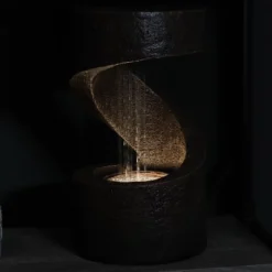 Sunnydaze Decor Sunnydaze Indoor Contemporary Decorative Polyresin Winding Showers Tabletop Water Fountain With LED Lights - 13" -Sunnydaze Decor GUEST c17c864b 0e4c 49aa b300 985c3f4ceac0