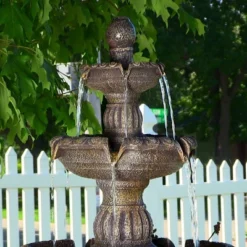 Sunnydaze Decor Sunnydaze 49"H Electric Fiberglass And Resin 4-Tier Mediterranean Outdoor Water Fountain 17 Sunnydaze Decor Sunnydaze 49"H Electric Fiberglass And Resin 4-Tier Mediterranean Outdoor Water Fountain -Sunnydaze Decor GUEST cf254933 8ded 4b1f a462 06b8f062c83d