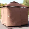 Sunnydaze Decor Sunnydaze Outdoor Gazebo 4-Piece Polyester Fabric Privacy Sidewall Set For 10' X 10' Gazebo - 80" H X 103" W -Sunnydaze Decor GUEST d0eb893e 1709 42bc a80a dc712c65abc1