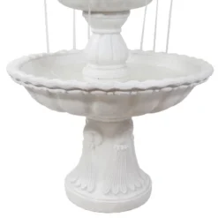 Sunnydaze Decor Sunnydaze 59"H Electric Fiberglass 3-Tier Welcome Pineapple Top Outdoor Water Fountain -Sunnydaze Decor GUEST d31c0241 1bad 4d42 a051 b4adc28e7ba4