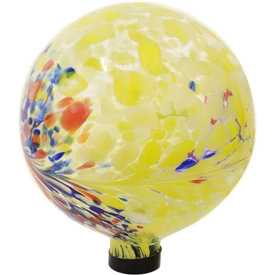 Sunnydaze Decor Sunnydaze Indoor/Outdoor Artistic Gazing Globe Glass Garden Ball For Lawn, Patio Or Indoors - 10" Diameter 7 Sunnydaze Decor Sunnydaze Indoor/Outdoor Artistic Gazing Globe Glass Garden Ball For Lawn, Patio Or Indoors - 10" Diameter - Image 5