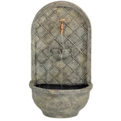 Sunnydaze Decor Sunnydaze 26"H Solar Polystone Messina Outdoor Wall-Mount Water Fountain 24 Sunnydaze Decor Sunnydaze 26"H Solar Polystone Messina Outdoor Wall-Mount Water Fountain -Sunnydaze Decor GUEST d58b023b fbe9 4124 a001 f7e4560f53ee