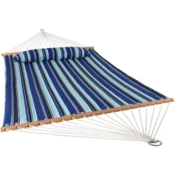 Sunnydaze Decor Sunnydaze Two-Person Quilted Fabric Hammock With Spreader Bars - 450 Lb Weight Capacity 25 Sunnydaze Decor Sunnydaze Two-Person Quilted Fabric Hammock With Spreader Bars - 450 Lb Weight Capacity -Sunnydaze Decor GUEST d59bb4df 87f1 44e9 9a71 fba04f5d98fa