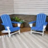 Sunnydaze Decor Sunnydaze Plastic All-Weather Heavy-Duty Outdoor Adirondack Chair With Drink Holder -Sunnydaze Decor GUEST d78a7335 9064 478d 8a07 b4e8e6f8ad97