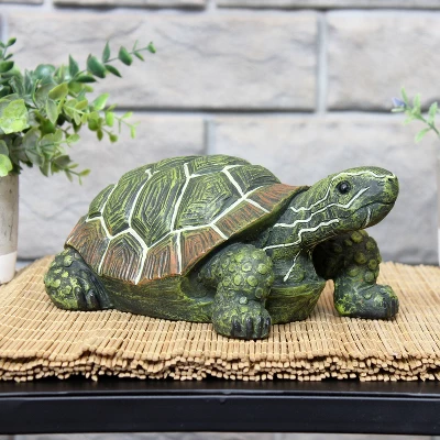Sunnydaze Decor Sunnydaze Indoor/Outdoor Lifelike Terrance The Tortoise Patio Garden Yard Entryway Decorative Statue - 9" 3 Sunnydaze Decor Sunnydaze Indoor/Outdoor Lifelike Terrance The Tortoise Patio Garden Yard Entryway Decorative Statue - 9"
