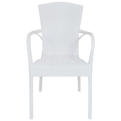 Sunnydaze Decor Sunnydaze Faux Wood Design Plastic All-Weather Commercial-Grade Segesta Indoor/Outdoor Patio Dining Chair 8 Sunnydaze Decor Sunnydaze Faux Wood Design Plastic All-Weather Commercial-Grade Segesta Indoor/Outdoor Patio Dining Chair - Image 6