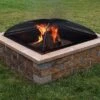 Sunnydaze Decor Sunnydaze Outdoor Heavy-Duty Steel Mesh Square Easy-Opening Camp Fire Pit Spark Screen Lid - Black -Sunnydaze Decor GUEST db3372dc 69c9 418f a216 763b315f06d6