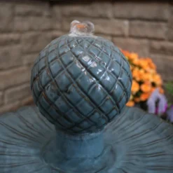 Sunnydaze Decor Sunnydaze 27"H Electric Green Ceramic 2-Tier Resting Birds Outdoor Water Fountain 18 Sunnydaze Decor Sunnydaze 27"H Electric Green Ceramic 2-Tier Resting Birds Outdoor Water Fountain -Sunnydaze Decor GUEST db7d03d5 b194 4eb2 9163 12b7300a230c